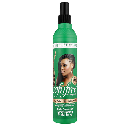 Snf Black Castor Oil Anti-Dand Moist Braid Spray 350ML