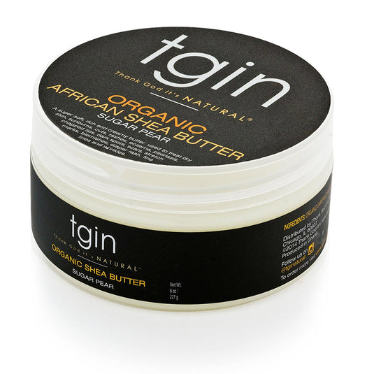 Tgin Organic African Shea Butter Sugar Pear 8oz 6pcs (453)