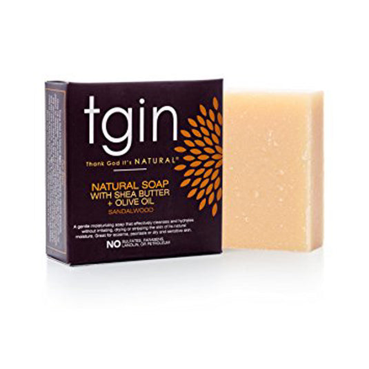 Tgin Olive Oil Soap Sandlewood 4oz 6pcs (411)