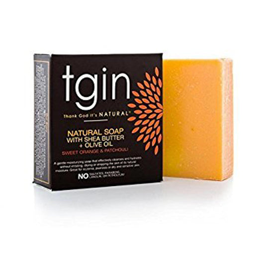 Tgin Olive Oil Soap Sweet Orange Patchouli 4oz 6pcs (409)