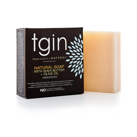 Tgin Olive Oil Soap Unscented 4oz 6pcs (428)