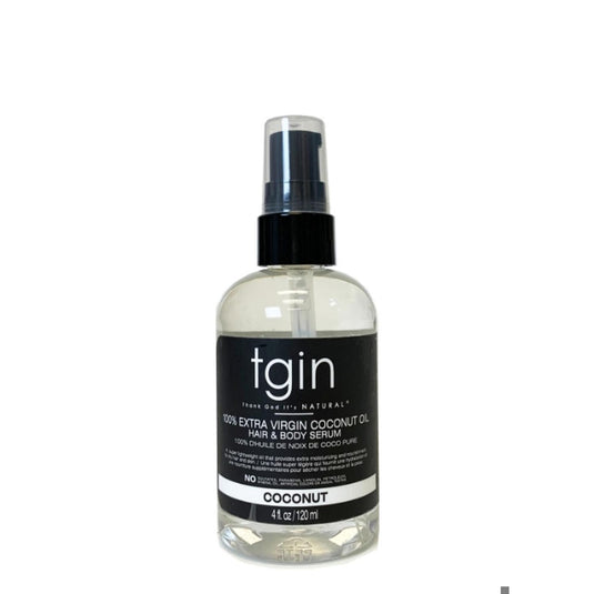 Tgin 100% Extra Virgin Coconut Oil Hair & Body Serum 4oz (669)