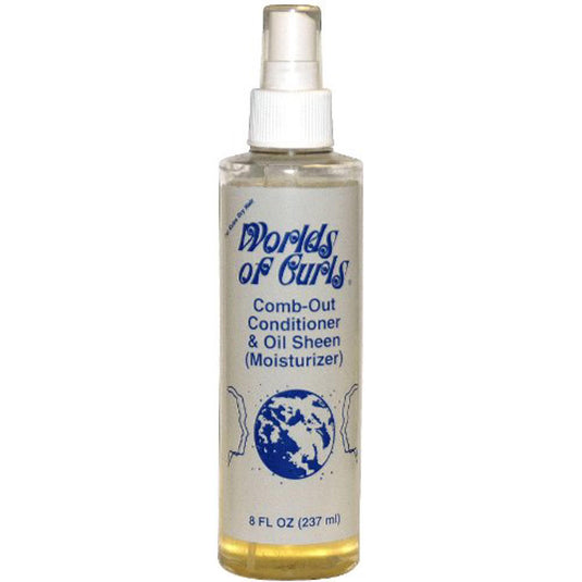 World Of Curls Oil Sheen Spray Regular Hair (8.Oz)