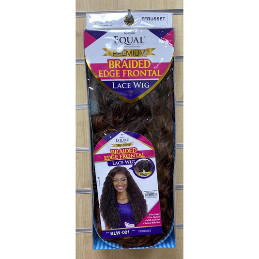 Freetress Equal Braided Edge Frontal Lace Wig BLW-001 (Color: 1)