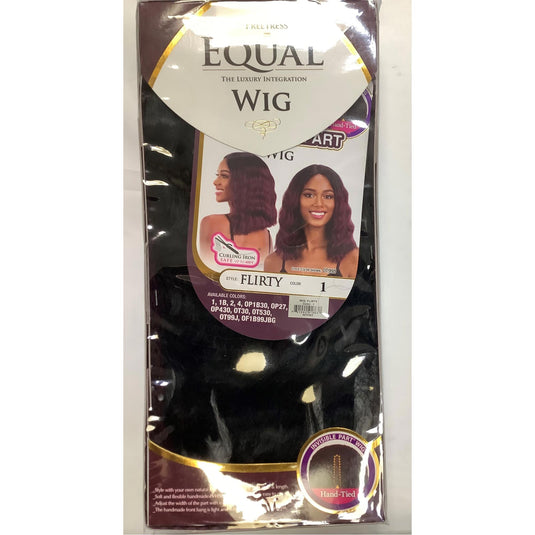 FREETRESS EQUAL SYNTHETIC LACE FRONT LONG STRAIGHT HAIR WIG Flirty (Colour: 1)