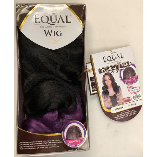 FREETRESS EQUAL SYNTHETIC LACE FRONT LONG STRAIGHT HAIR WIG Honor ( Colour: DEPU )