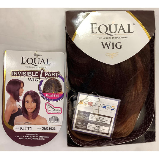 FREETRESS EQUAL SYNTHETIC LACE FRONT LONG STRAIGHT HAIR WIG Kitty ( Colour: OM23033)