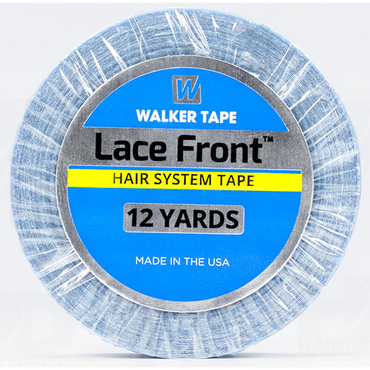 Walker Tape Blue Tape 3/4 inch 3 Yards (108IN) Lace Front Support Tape Roll Adhesive Double Eyelid Tape