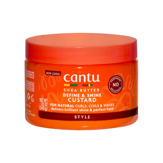 Cantu Shea Butter Natural Define & Shine Custard 12oz