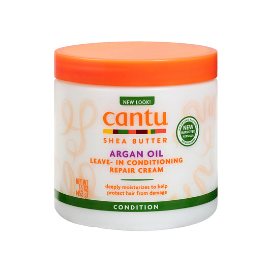 Cantu Shea Butter Argan Oil Leave-In Conditioning Repair Cream 16oz
