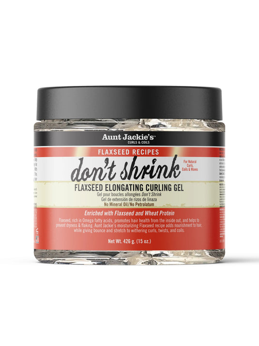 AJ : Dont Shrink Flaxseed Elong Curl Gel 15oz 6ea