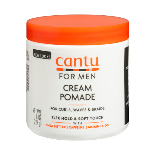 CANTU Men's Cream Pomade Strong Hold Soft Touch 8oz 226.8 g