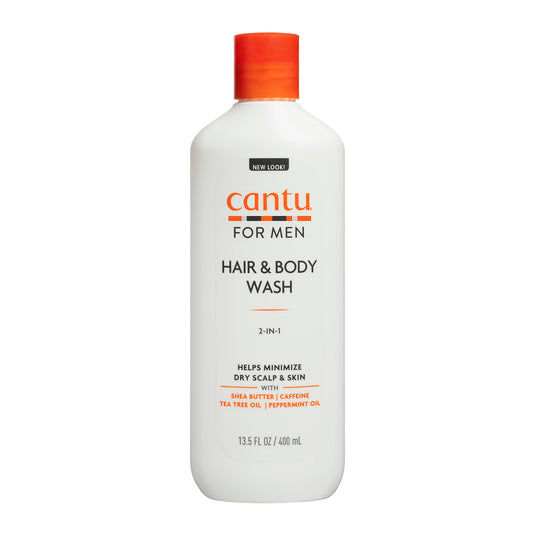 Cantu Shea Butter Men's 2 in 1 Hair and Body Wash 13.5 oz