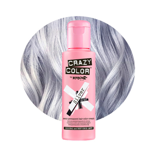 Crazy Color Silver (4PK)