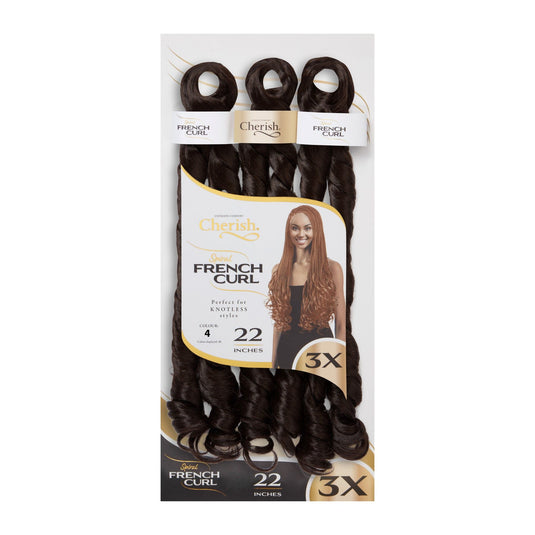 Cherish Bulk : 3X PS Spiral French Curl 22 (Col. 4)