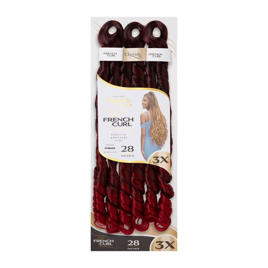 Cherish Bulk : 3X PS Spiral French Curl 28 (Col. 3T1B99J530)