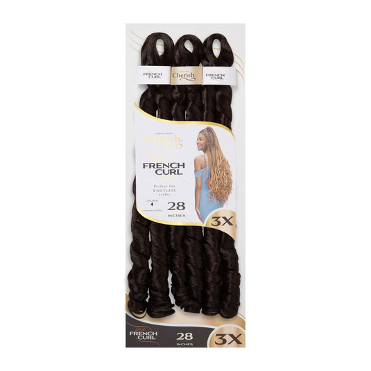 Cherish Bulk : 3X PS Spiral French Curl 28 (Col. 4)