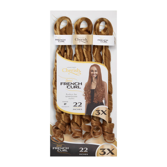 Cherish Bulk : 3X PS Spiral French Curl 22 (Col. 27)