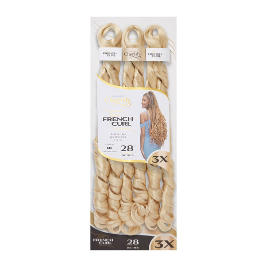 Cherish Bulk : 3X PS Spiral French Curl 28 (Col. 613)