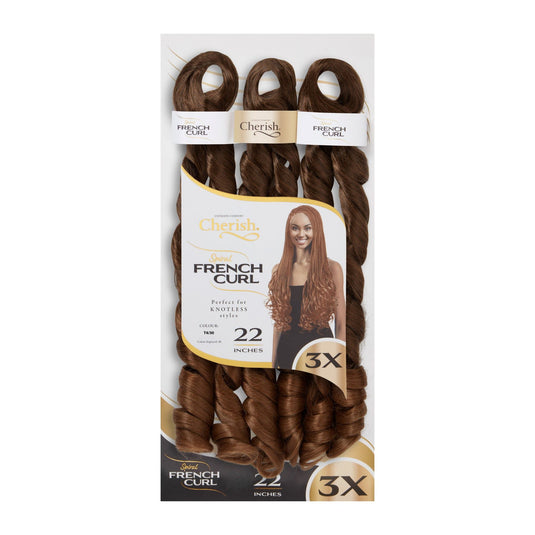 Cherish Bulk : 3X PS Spiral French Curl 22 (Col. T4/30)