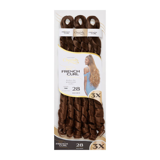 Cherish Bulk : 3X PS Spiral French Curl 28 (Col. T4/30)