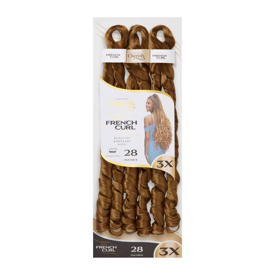 Cherish Bulk : 3X PS Spiral French Curl 28 (Col. T30/27)