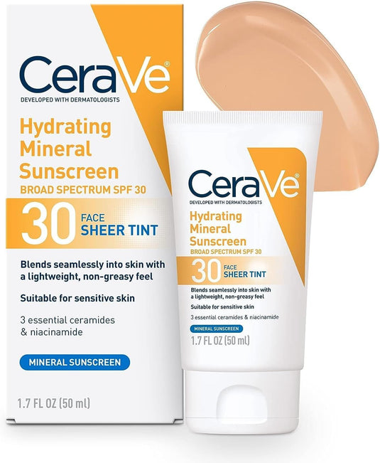 Cerave Hydrating Mineral Sunscreen SPF30 5oz
