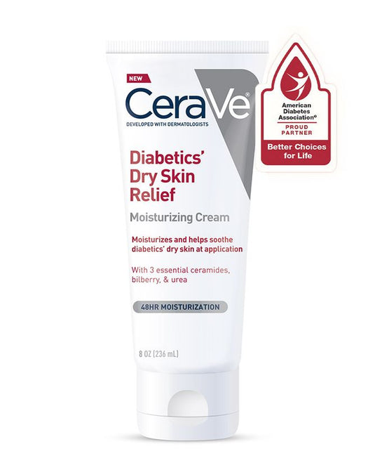 Cerave Diabetics Dry Skin Relief Cream 8oz