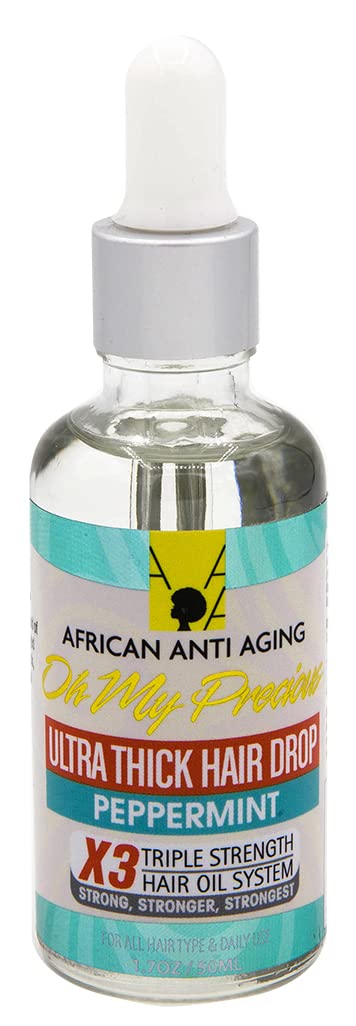 African Anti Aging Ultra Thick Drop Peppermint 6pcs Display 1.7oz