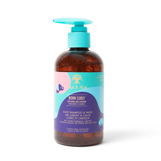 As I Am Born Curly Aloe Shampoo 8oz
