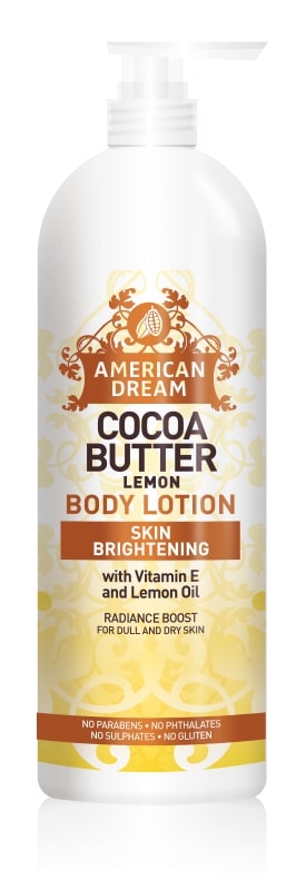 American Dream Lemon Cocoa Butter Lotion 750ml