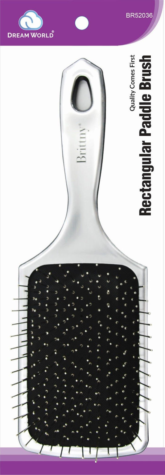 Dream Brush Paddle Rectangular Silver
