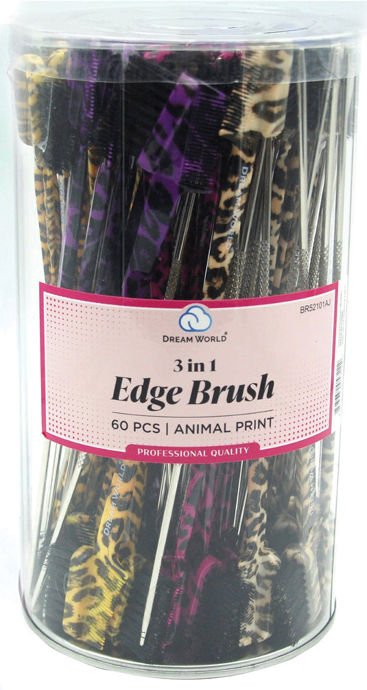 Dream Brush Edge 3 In 1 Animal Print 60/Jar