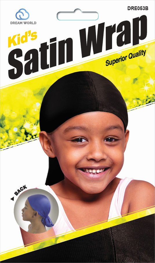 Dream Kid-Head Wrap Satin Black