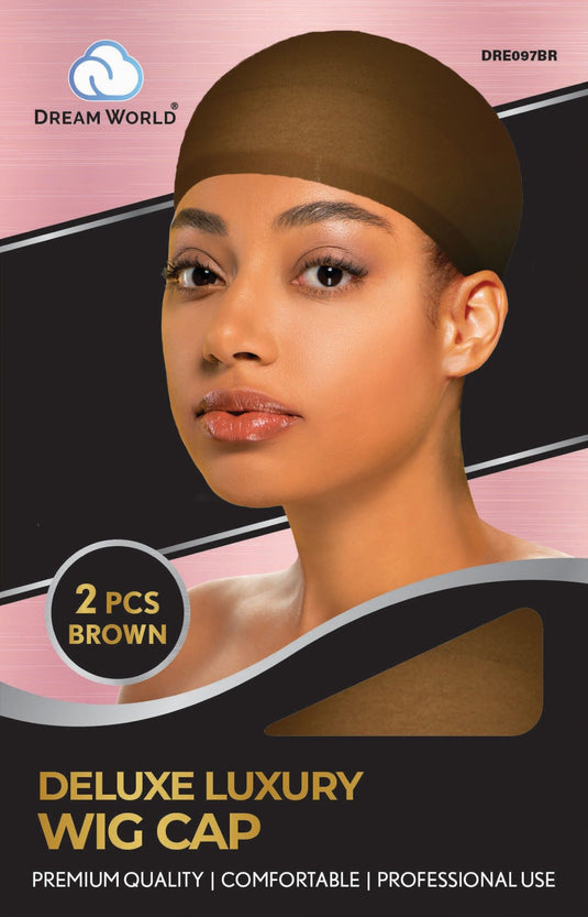 Dream W-Wig Cap 2Pcs Brown