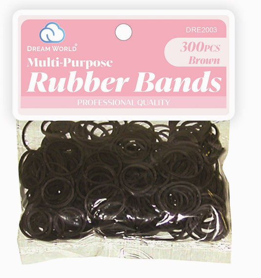 Dream Rubber Bands 300Ct Brown