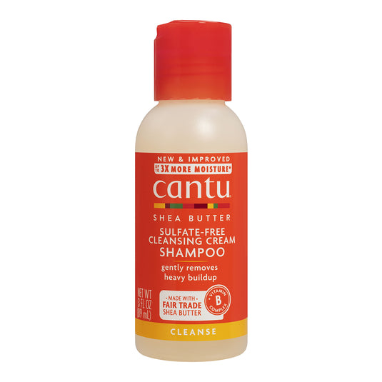 Cantu Shea Butter Sulfate-Free Cleansing Cream Shampoo, Travel Size 3 fl oz