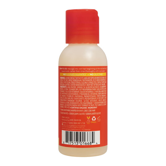 Cantu Shea Butter Sulfate-Free Cleansing Cream Shampoo, Travel Size 3 fl oz