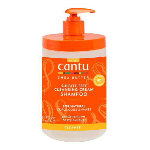 Cantu SheaButter Natural Sulfate Free Cleansing Cream Shampoo 25oz (740ml)