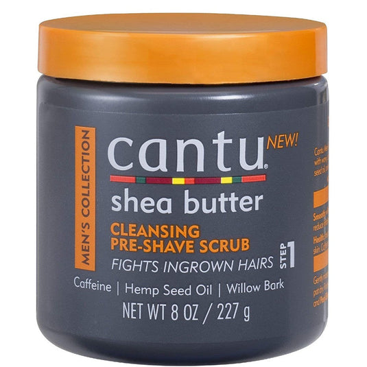 Cantu Shea Butter Mens Collection Cleansing Pre-Shave Scrub 227g