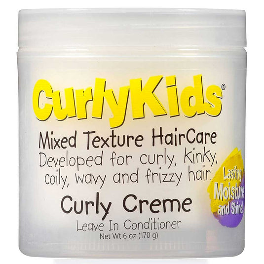 Curly kids Mixed Texture Hair Care Curly Creme Leave In Conditioner 6oz (170g)
