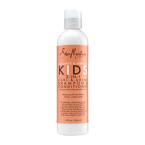 SHEA MOISTURE COCONUT & HIBISCUS KIDS 2-IN-1 CURL & SHINE SHAMPOO & CONDITIONER 8OZ - THE ONLINE HAIR SHOP LTD