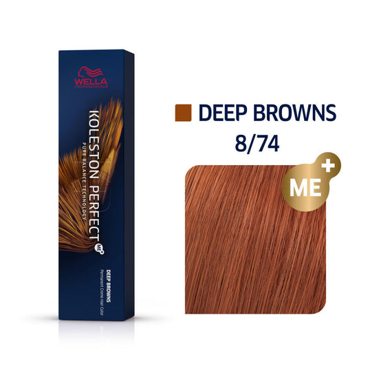 Wella Koleston Perfect ME+ Deep Browns 8/74 60ml