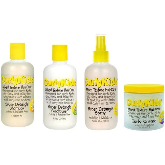 Curly Kids Essential - 4 Pack Bundle - THE ONLINE HAIR SHOP LTD