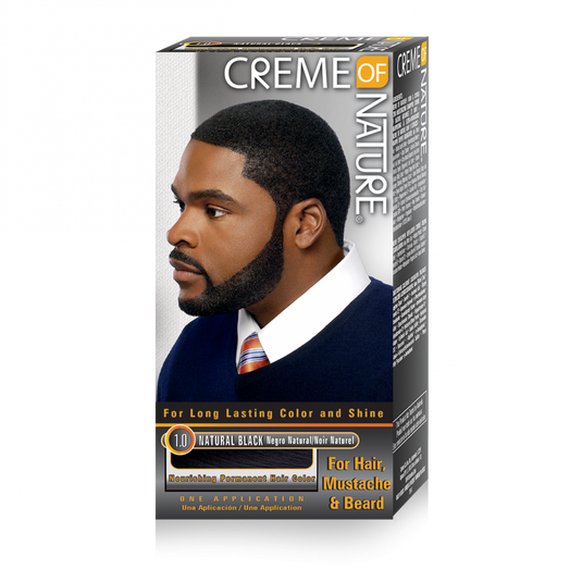 Creme Of Nature Mens H/C # 1.0 [Nat Blk] Kit 18014 Beard