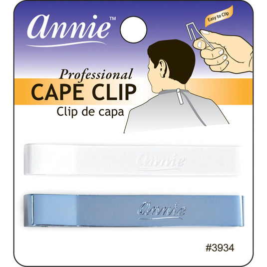 Cape clip white & navy blue