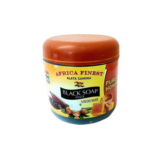 Africa Finest Black Soap (Honey) 450g