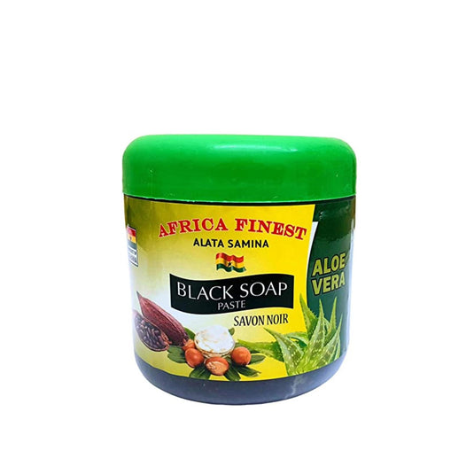 Africa Finest Black Soap (Aloe Vera) 450g