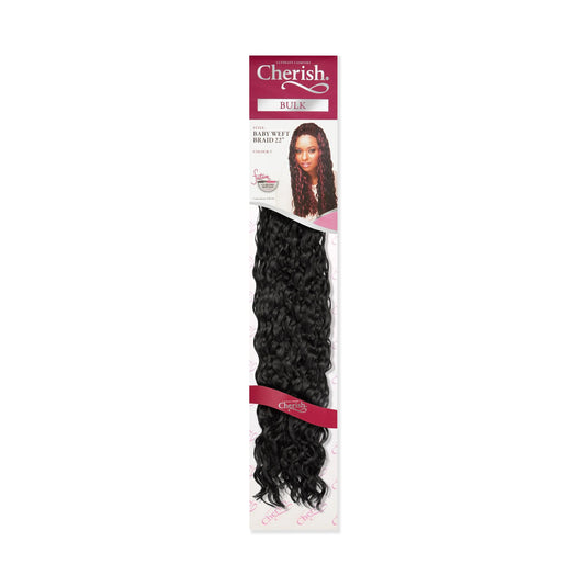 Cherish Bulk - Baby Weft Braid 22 ( Color: 1 )