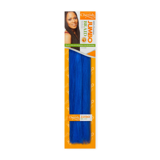 Cherish 100% Kanekalon Jumbo Braid ( Colour : BLUE )